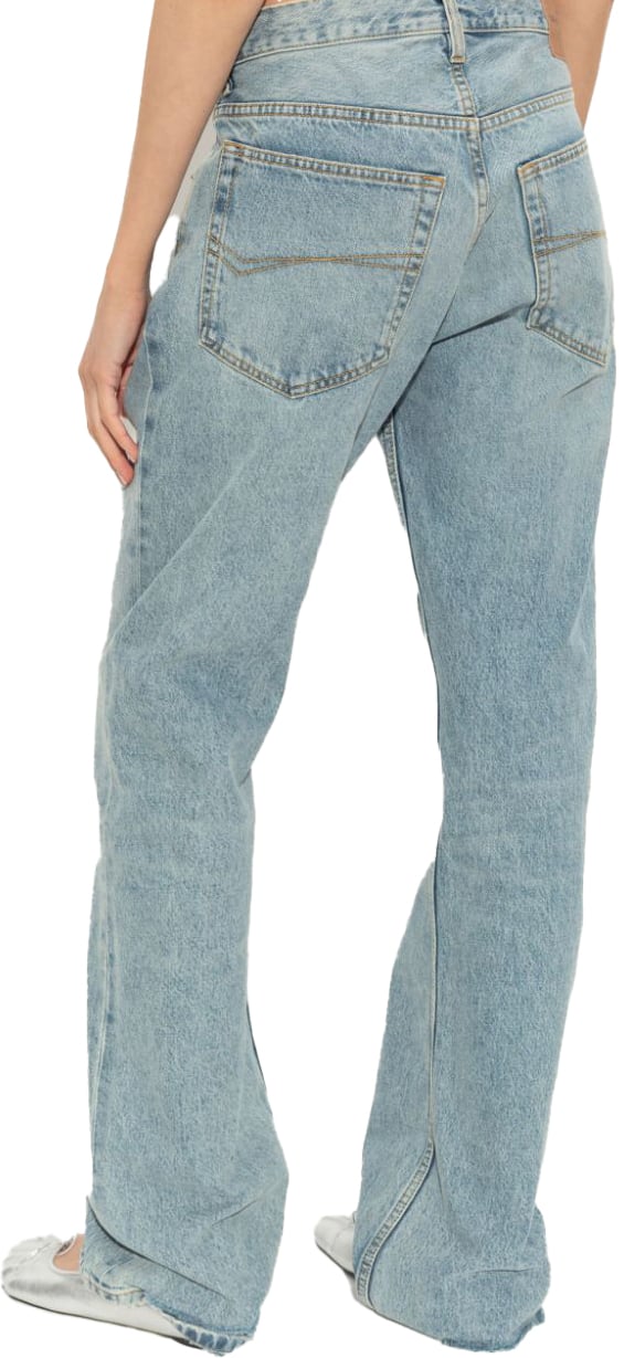 Balenciaga Trousers Clear Blue Blauw