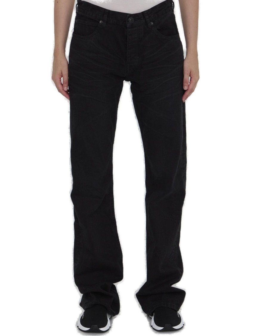 Balenciaga Straight Pants Zwart