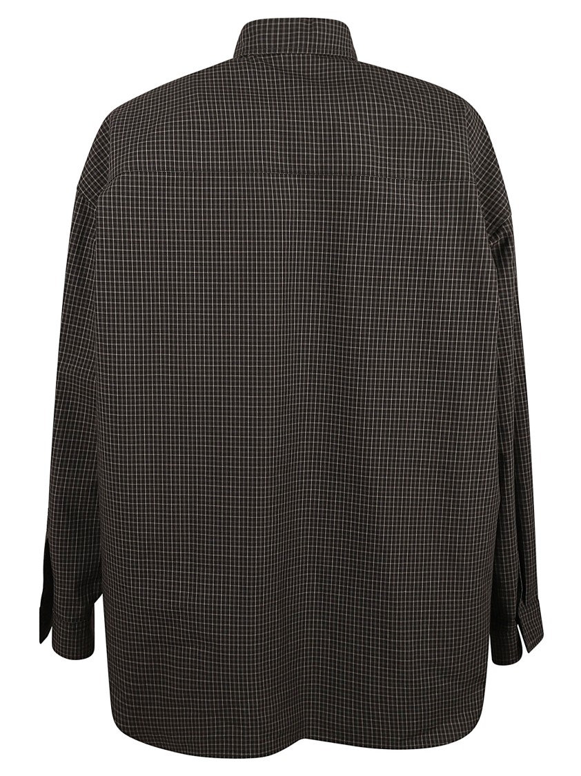 Balenciaga Relaxed Fit Black Shirt Zwart