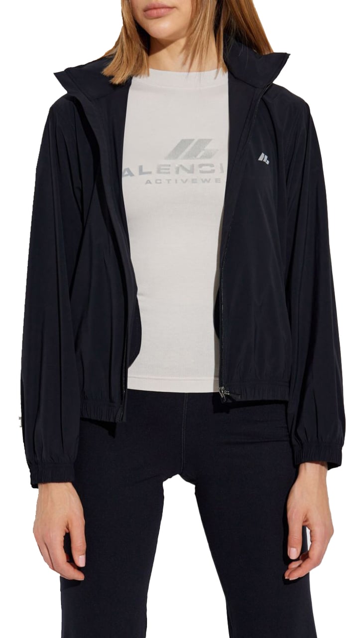 Balenciaga Coats Black Zwart