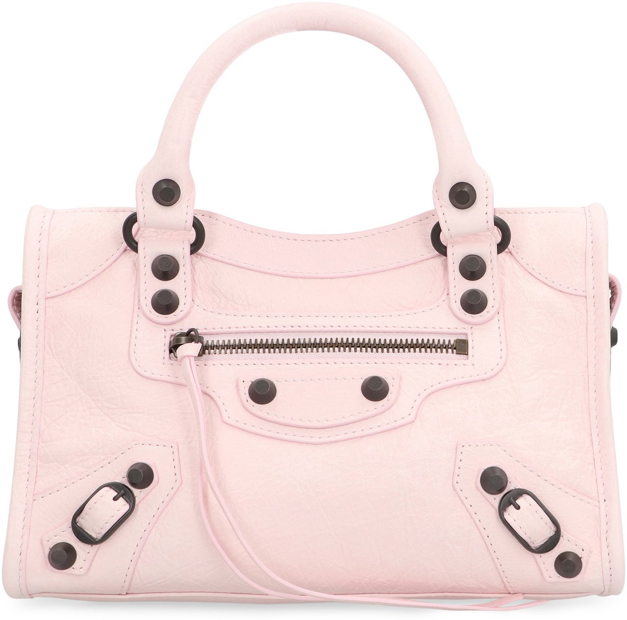 Balenciaga Le City Mini leather bag Roze