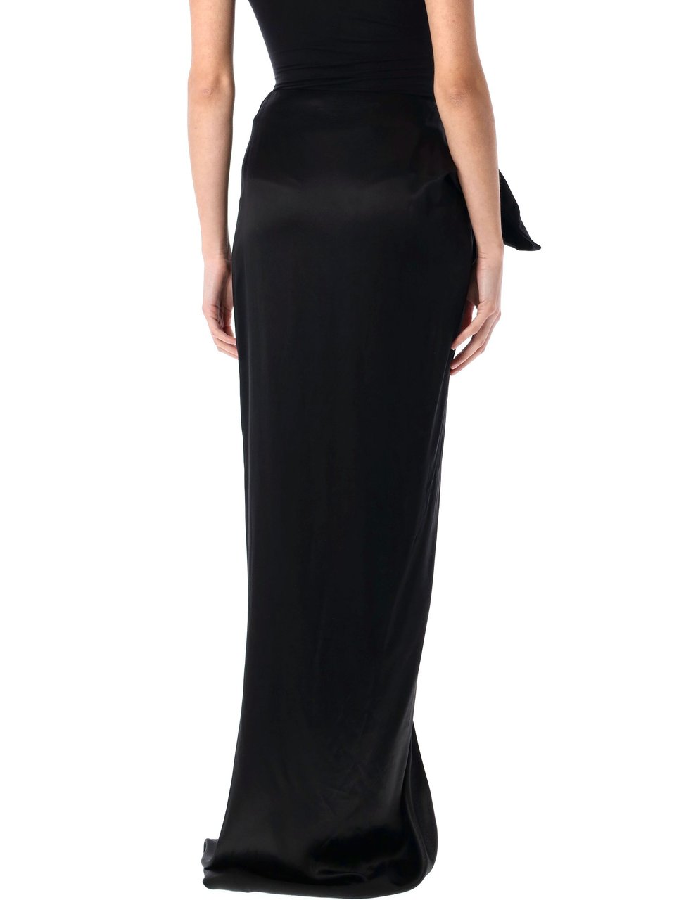 Balenciaga Wrap Skirt Nero Zwart