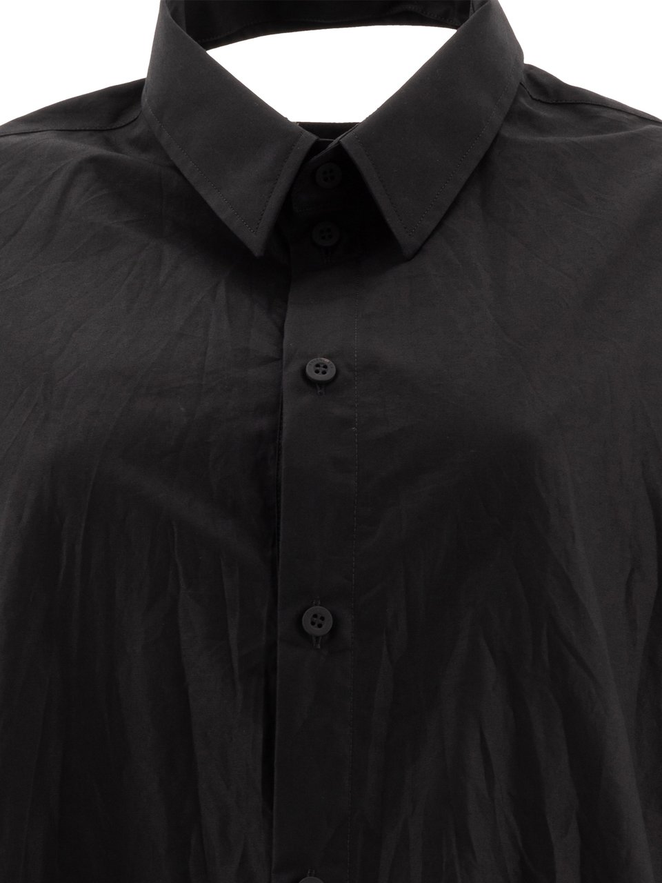 Balenciaga "Suspended" shirt-effect dress Zwart