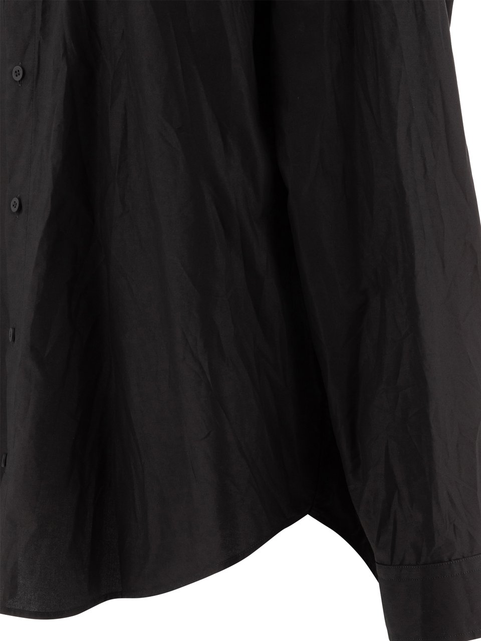 Balenciaga "Suspended" shirt-effect dress Zwart