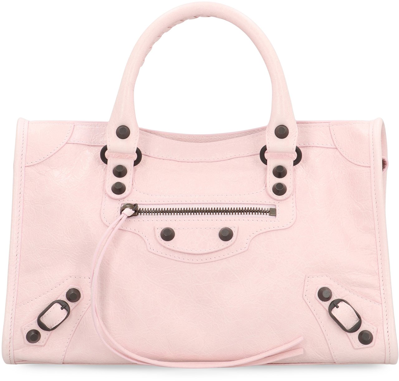 Balenciaga Little Leather Bag in the City Roze
