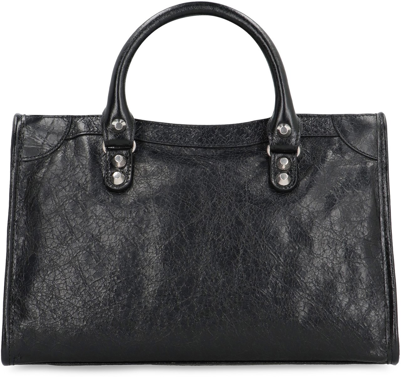 Balenciaga Le City Small leather bag Zwart