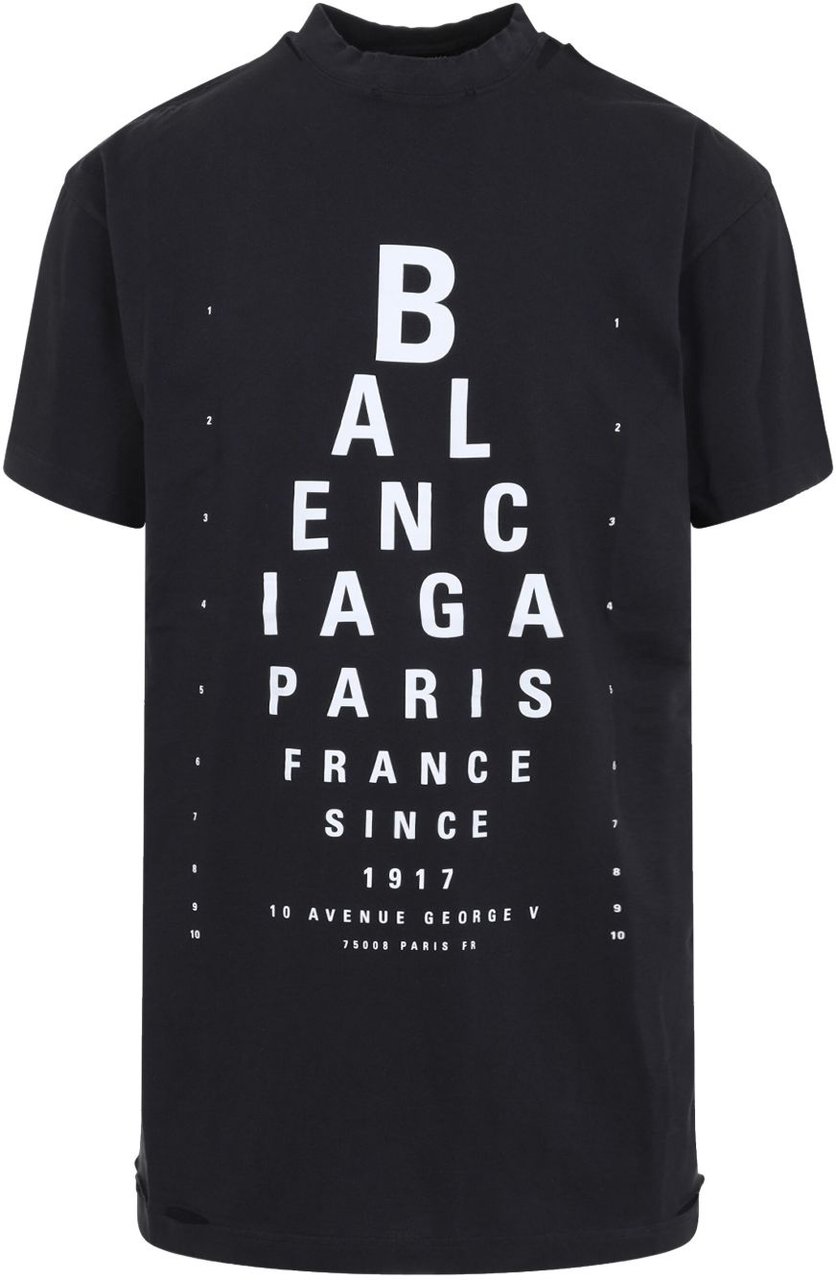 Balenciaga T-Shirts And Polos Black Zwart