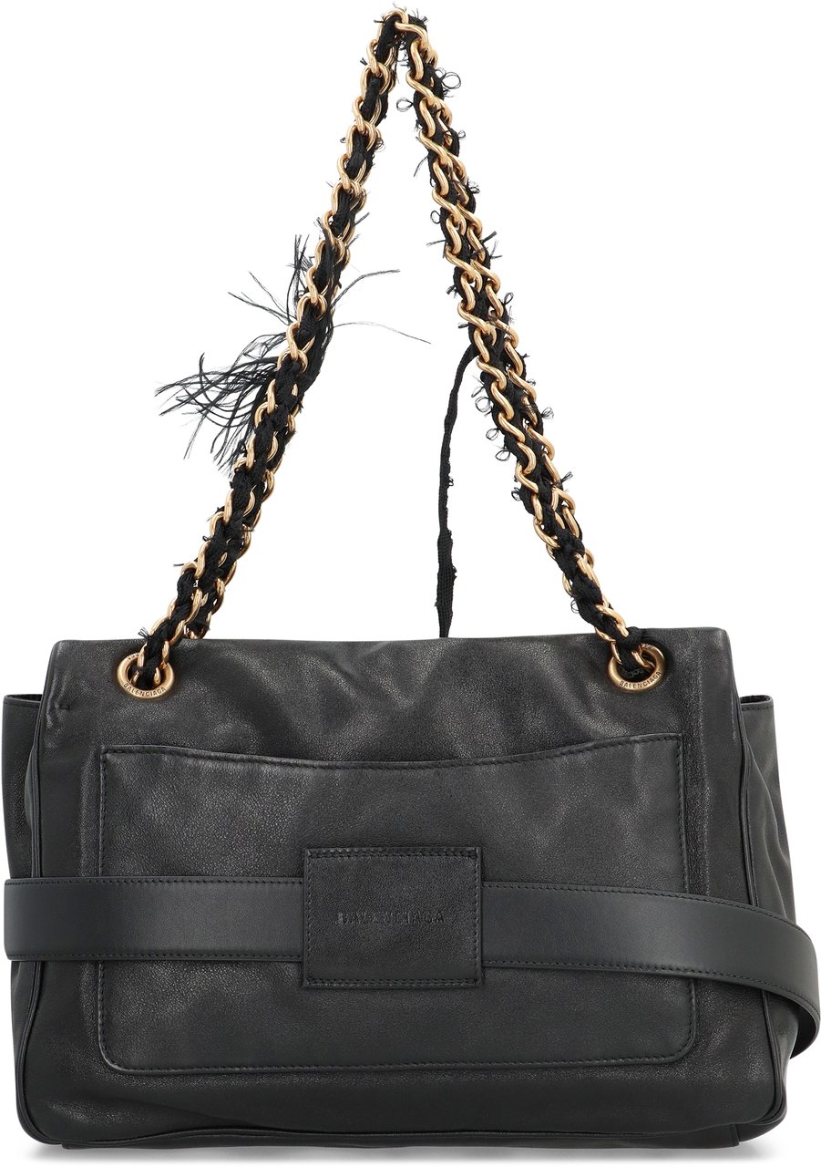 Balenciaga Modu leather crossbody bag Zwart