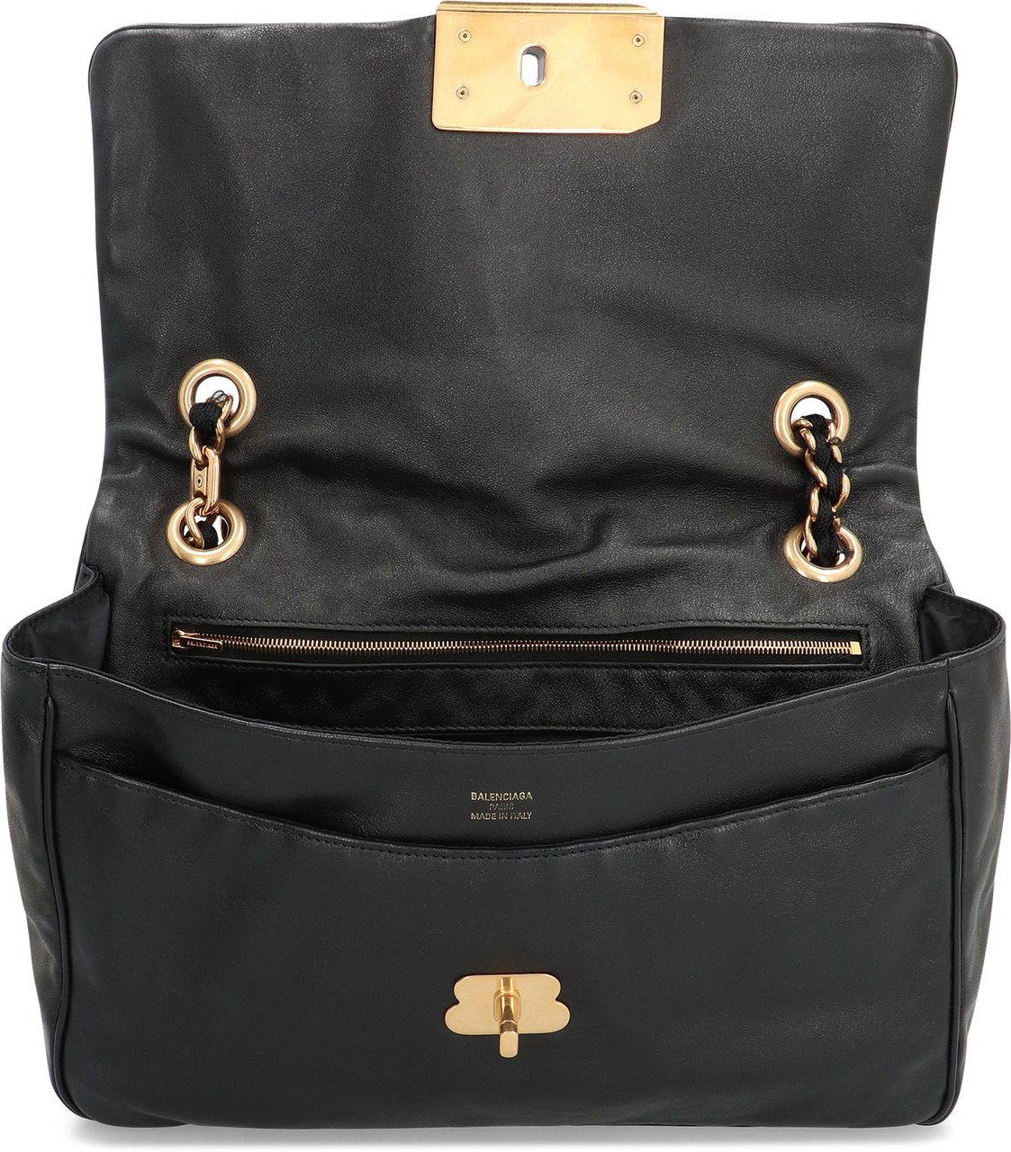 Balenciaga Modu leather crossbody bag Zwart