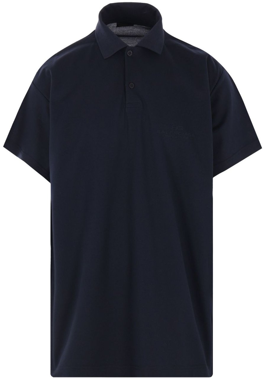 Balenciaga T-Shirts And Polos Blue Navy