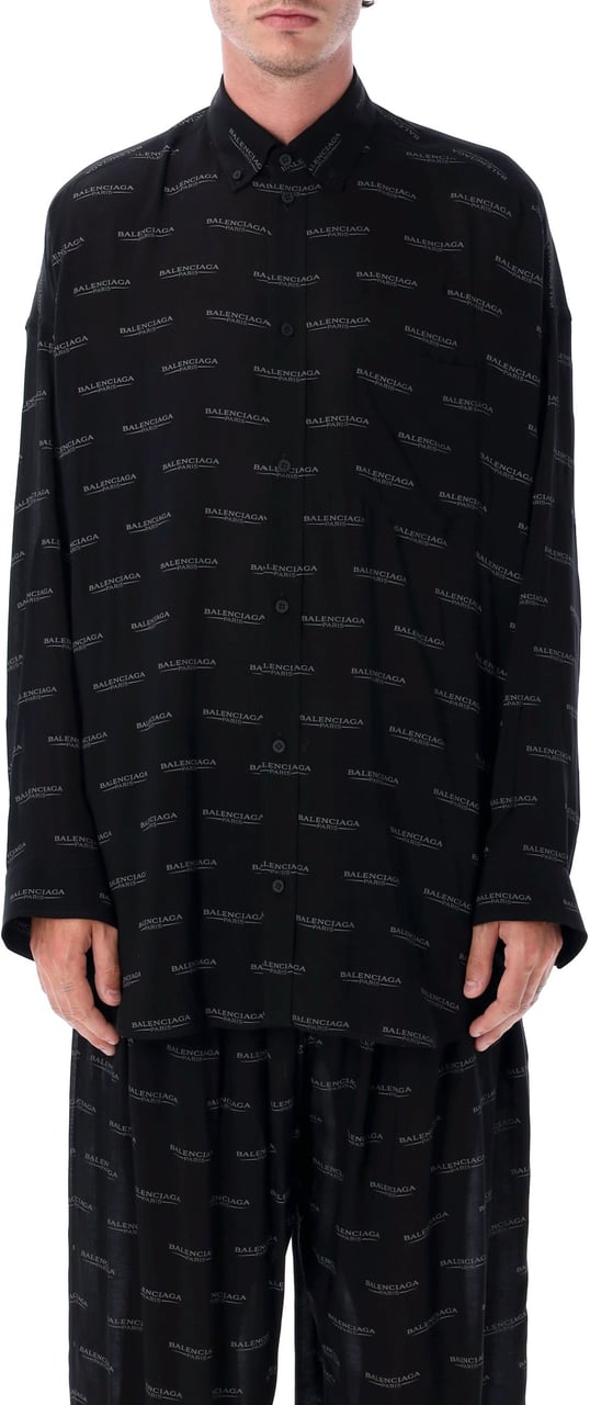Balenciaga Cocoon shirt Zwart