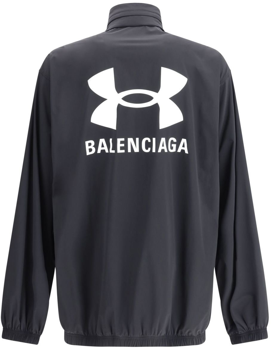 Balenciaga Coats Black Zwart