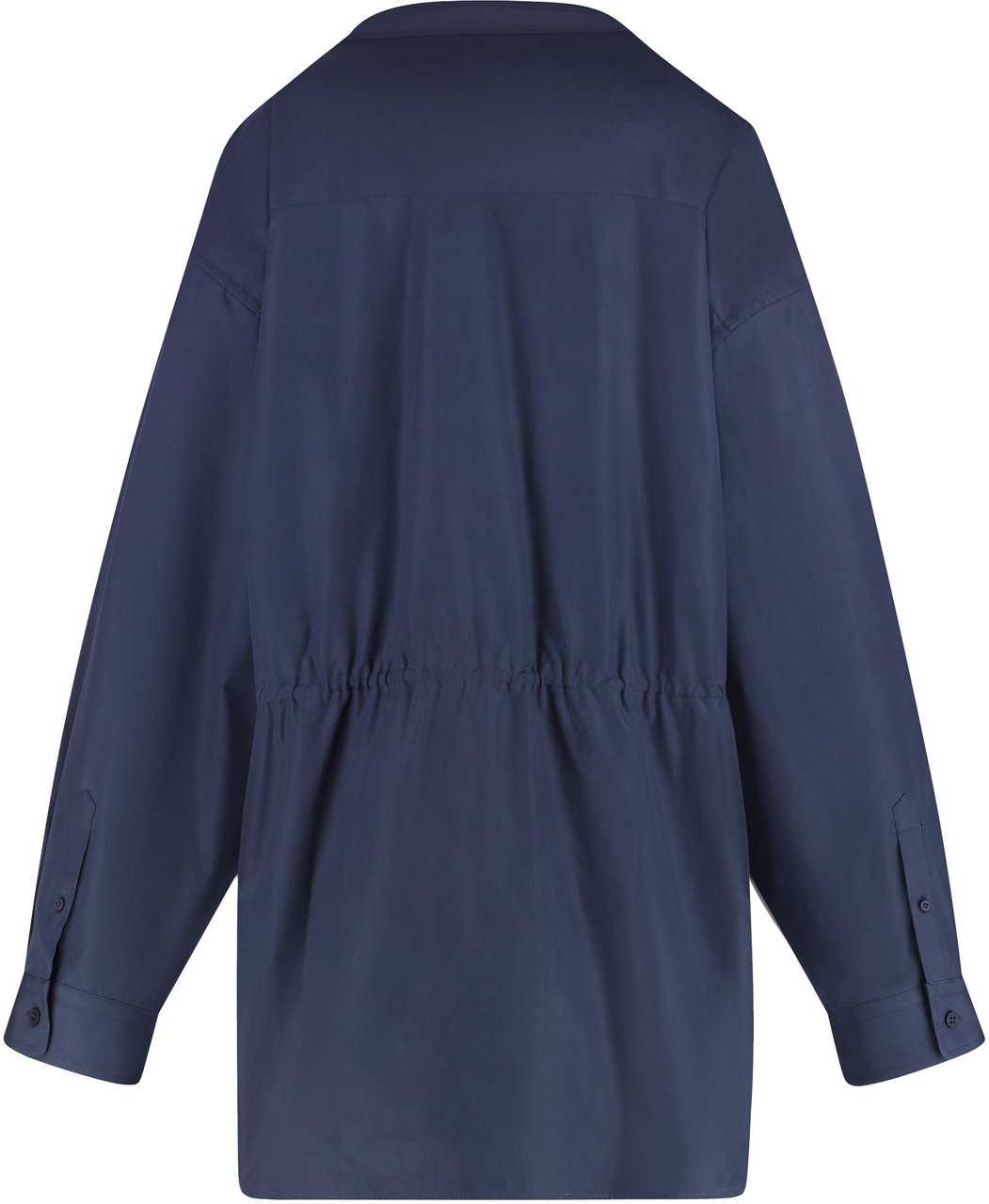Balenciaga Cotton shirtdress Blauw