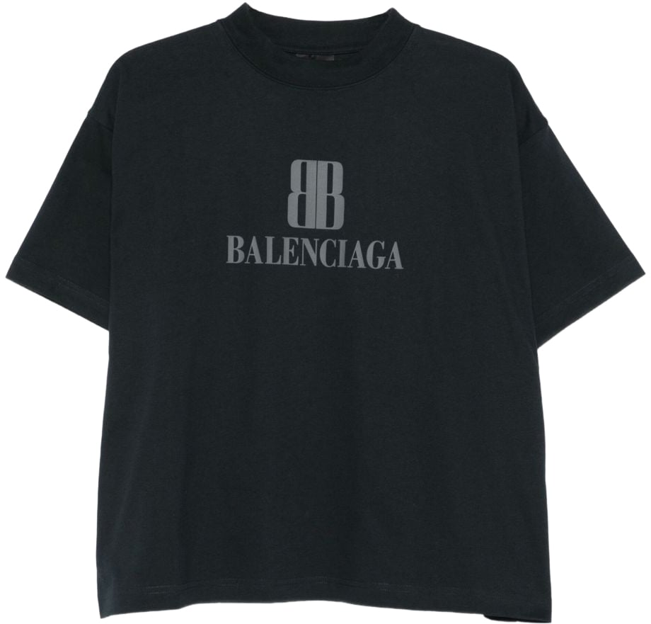 Balenciaga T-Shirts And Polos Black Zwart