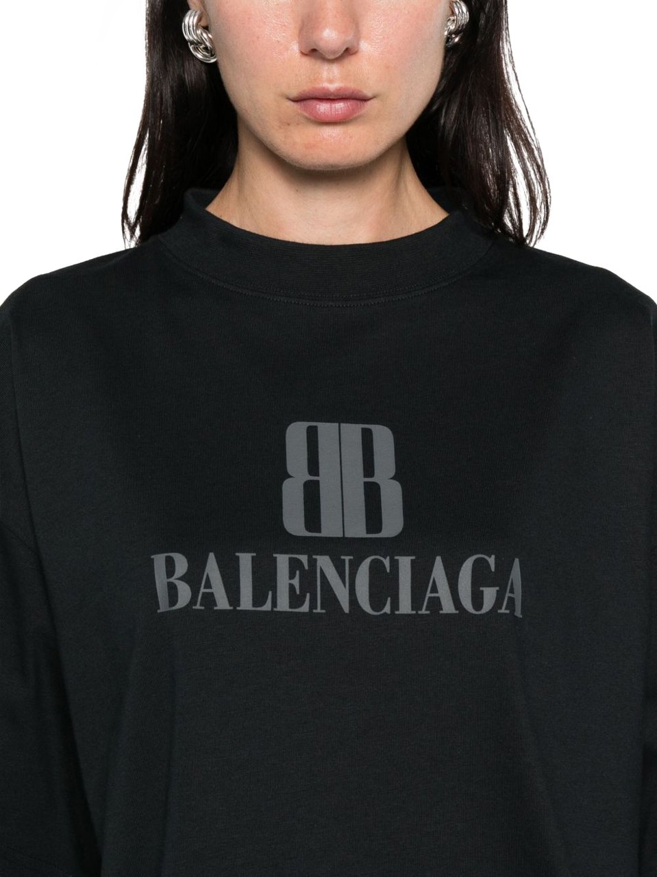 Balenciaga T-Shirts And Polos Black Zwart