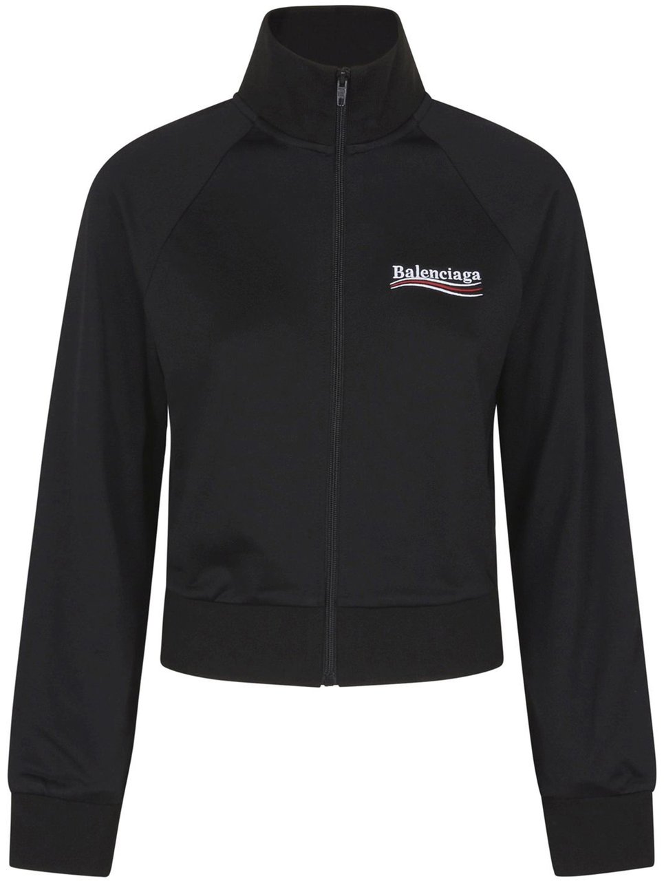 Balenciaga Fitted Zip-up Jacket Zwart