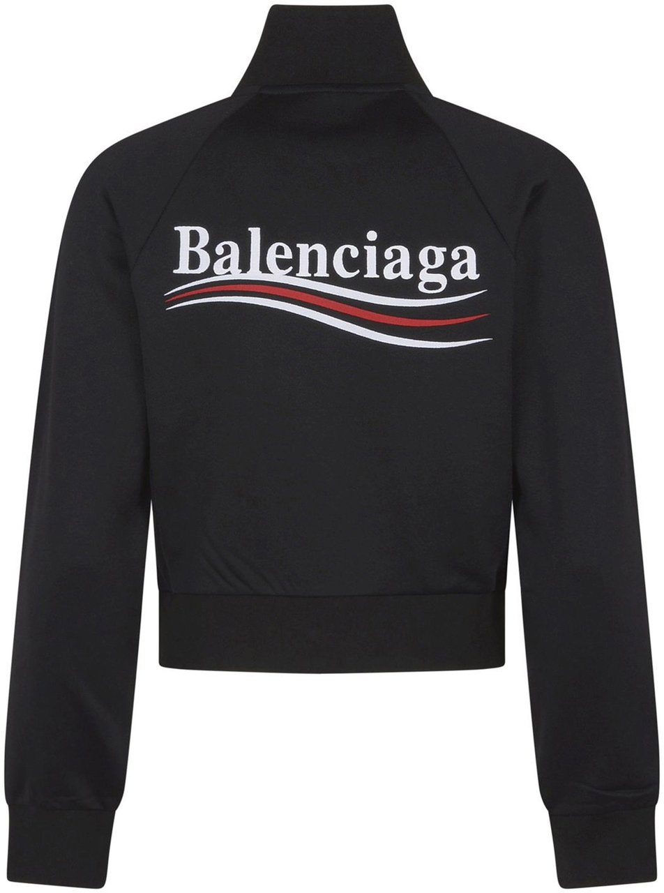 Balenciaga Fitted Zip-up Jacket Zwart