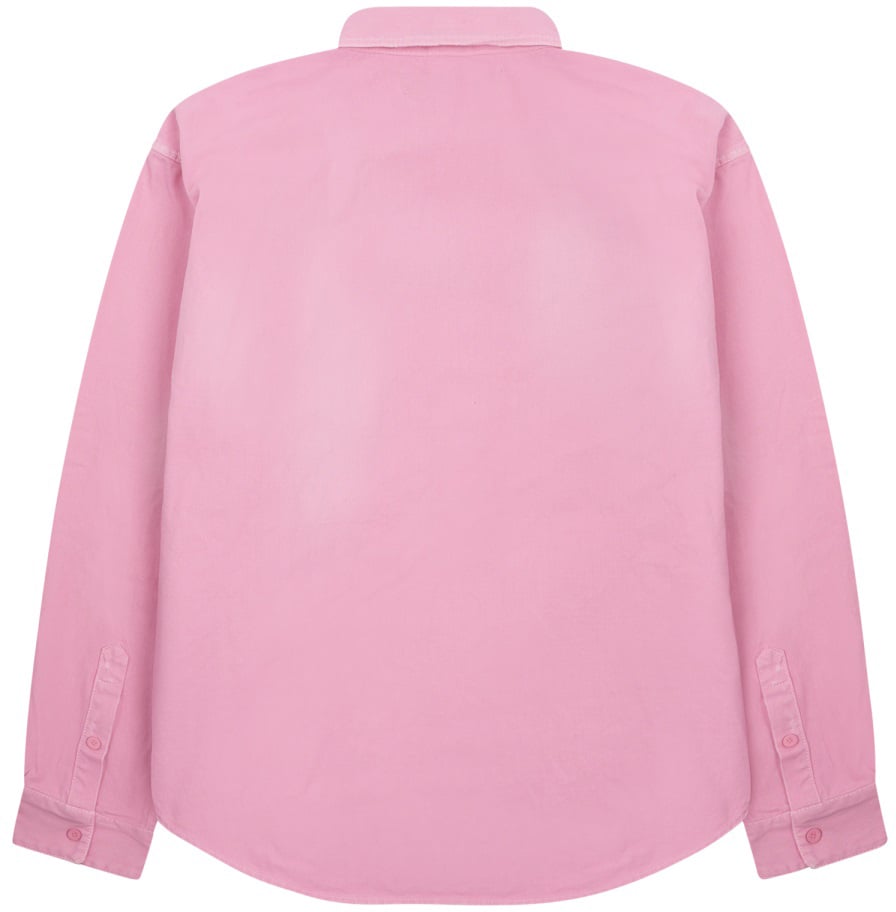 Balenciaga Large-Fit Cotton Shirt With Subtle Logo Detail Roze
