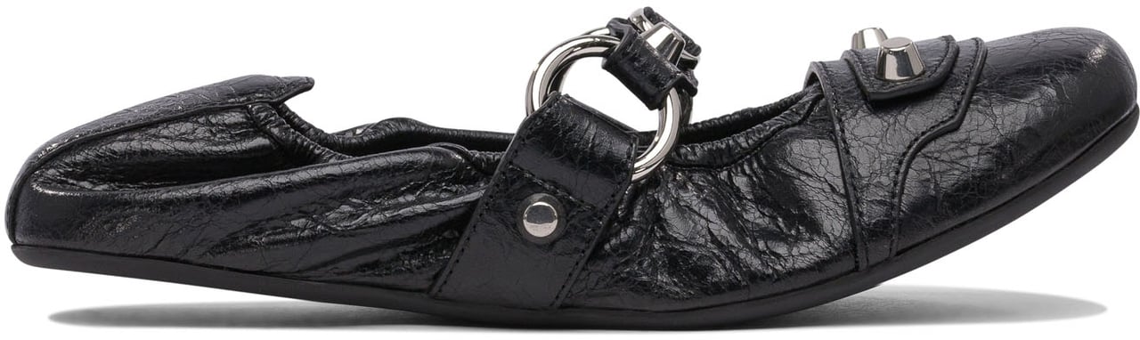 Balenciaga "City" ballet flats Zwart