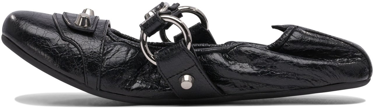Balenciaga "City" ballet flats Zwart