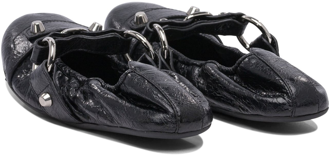 Balenciaga "City" ballet flats Zwart