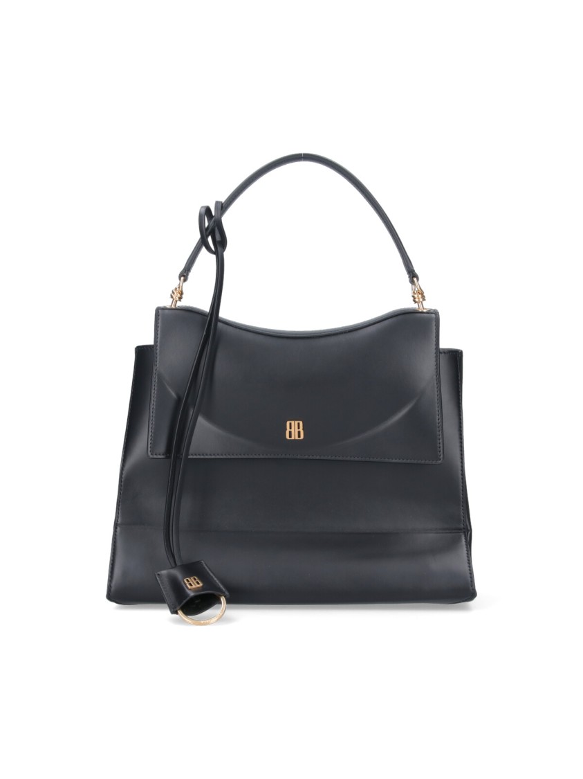 Balenciaga Medium 'Nano' Handbag – Black Zwart