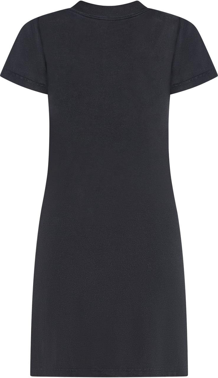 Balenciaga Cotton pique polo dress Zwart