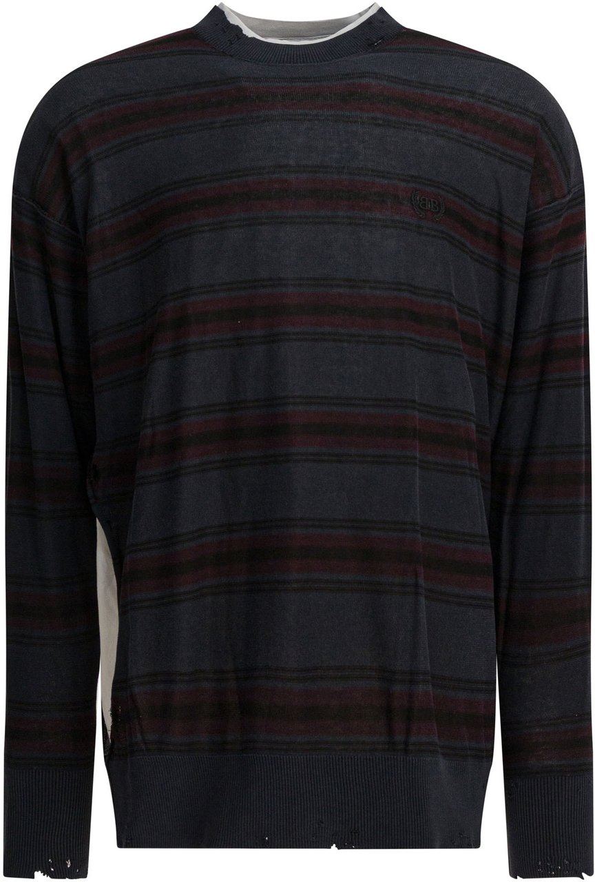 Balenciaga Layered knitting Zwart