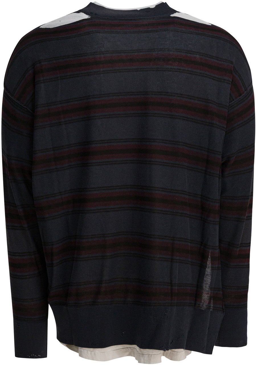 Balenciaga Layered knitting Zwart