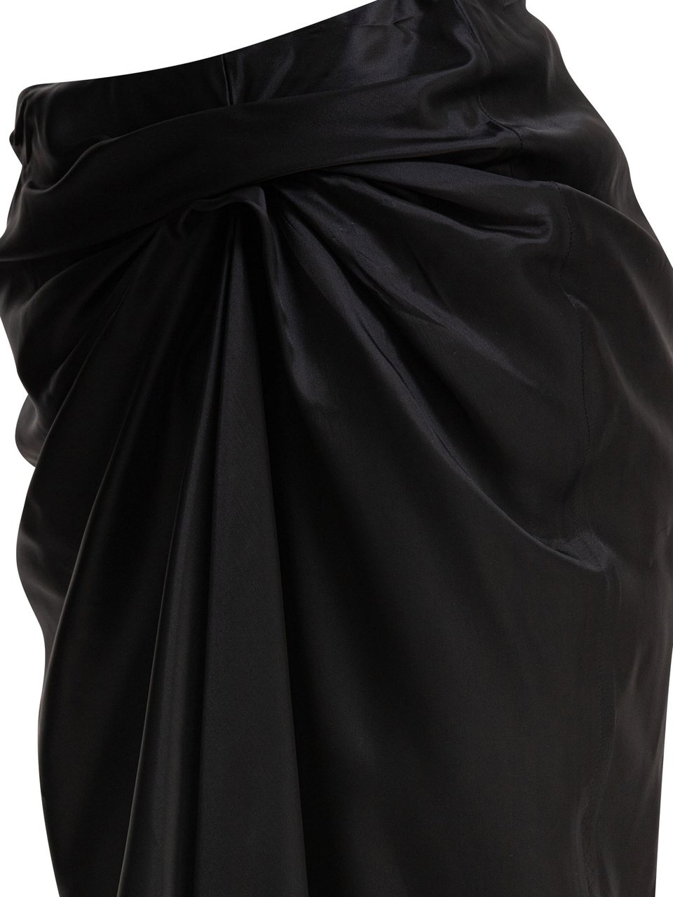 Balenciaga Draped skirt Zwart