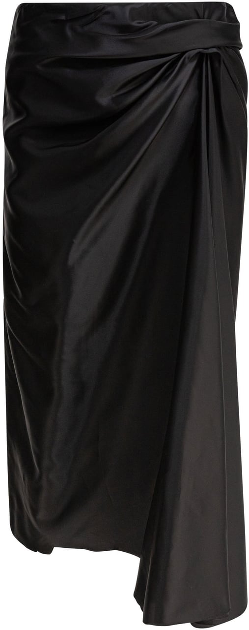 Balenciaga Draped skirt Zwart