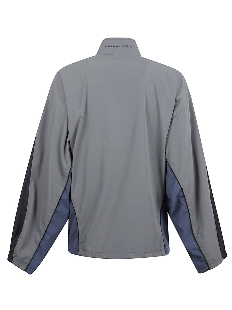 Balenciaga High-Neck Technical Polyester Jacket Zwart