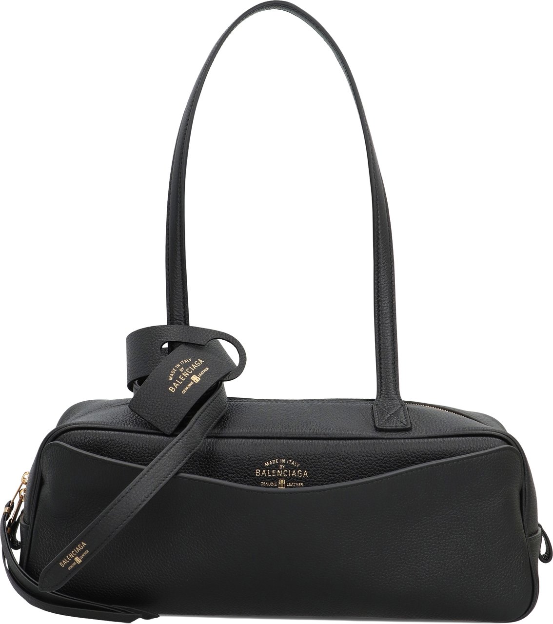 Balenciaga Bowling Bag Carrie Small in leather Zwart