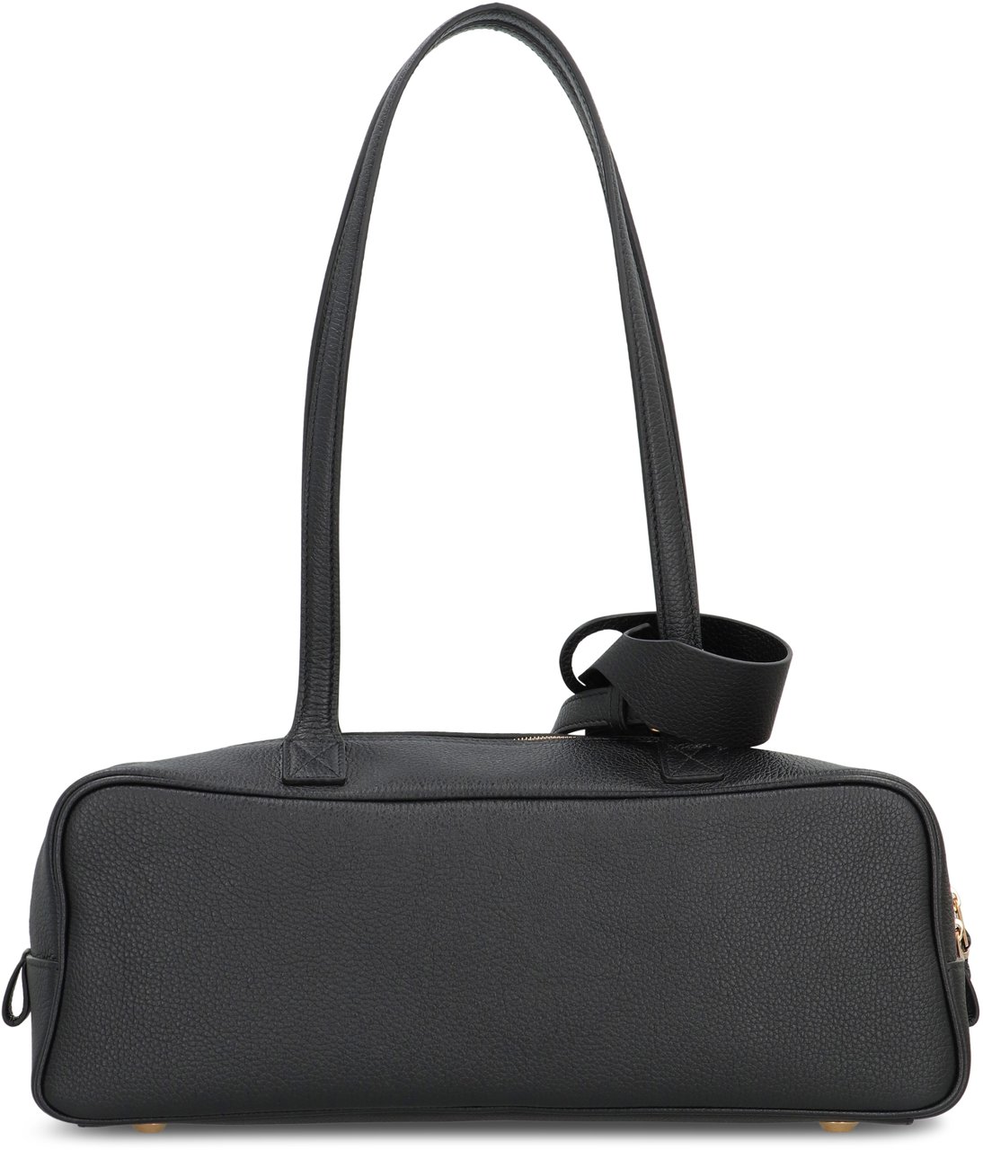 Balenciaga Bowling Bag Carrie Small in leather Zwart