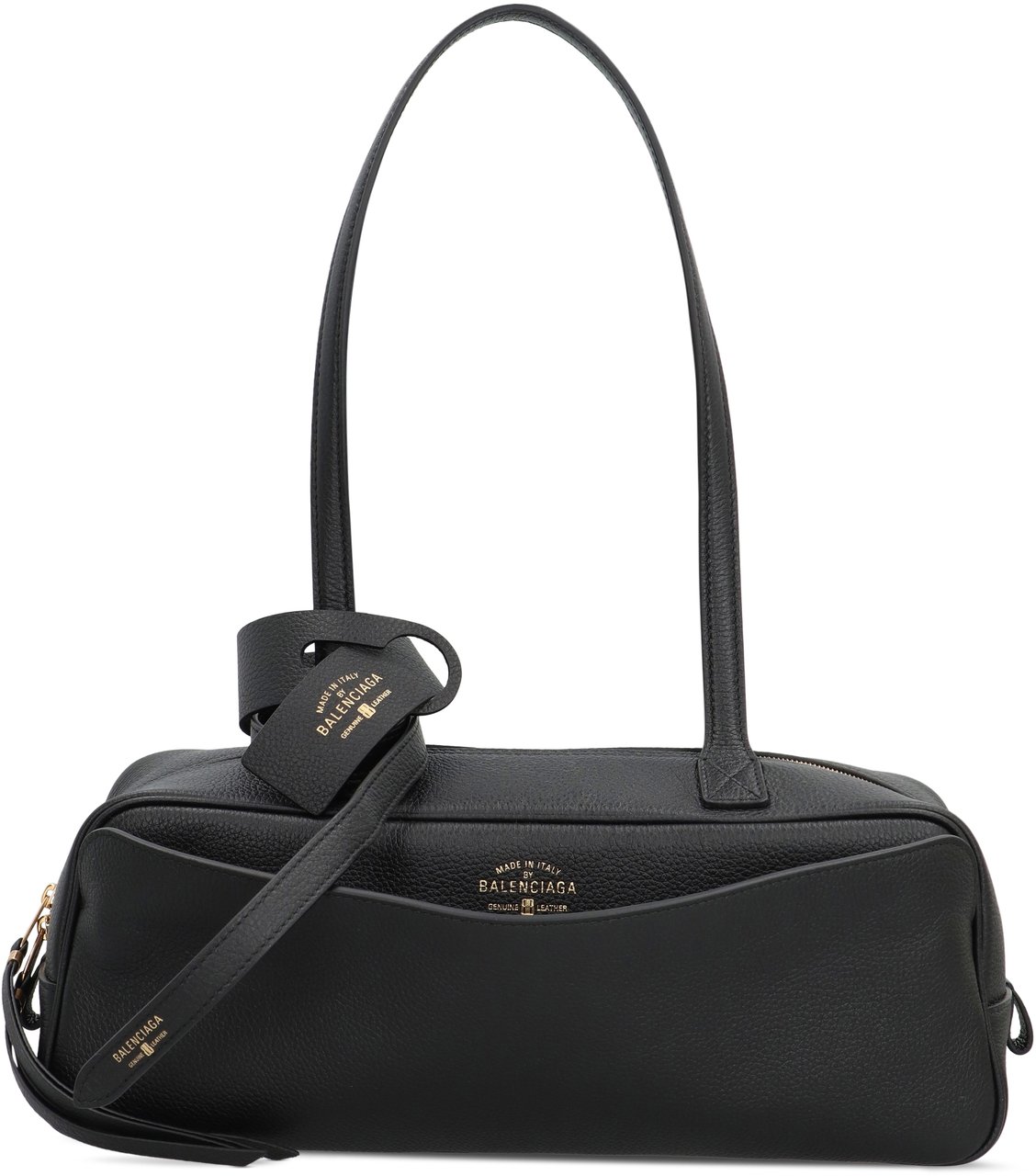 Balenciaga Bowling Bag Carrie Small in leather Zwart