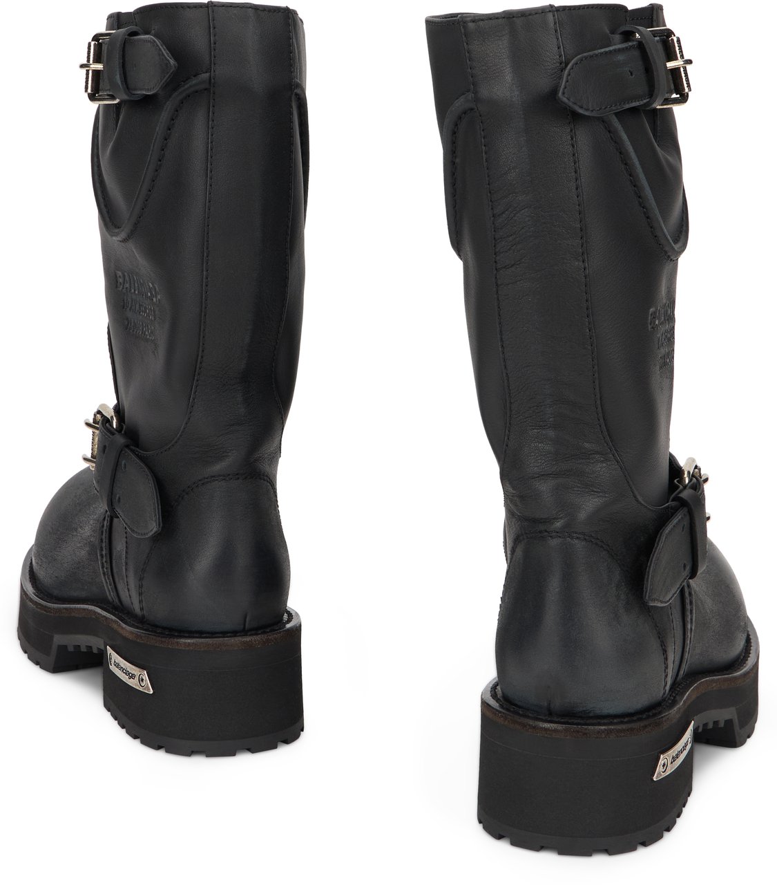 Balenciaga Venom boots in leather Zwart