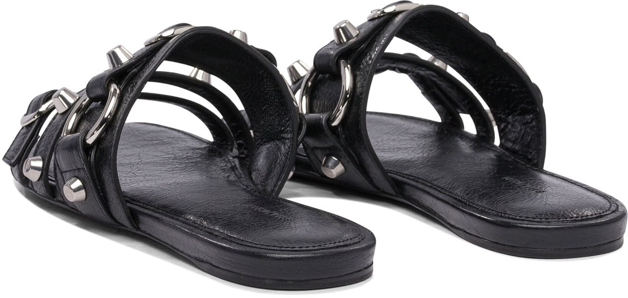 Balenciaga "City" Slides Zwart