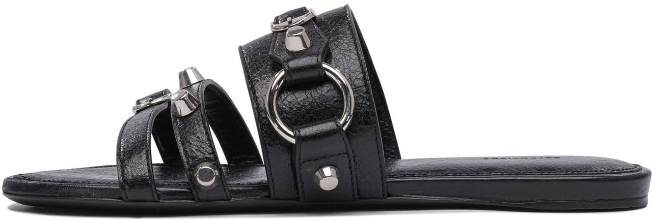 Balenciaga "City" Slides Zwart