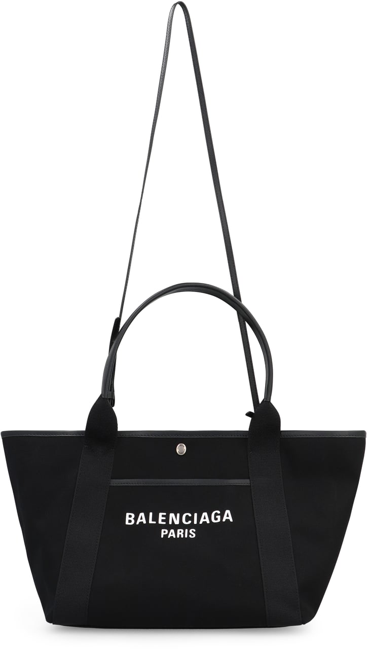 Balenciaga Biarritz Media canvas tote bag Zwart