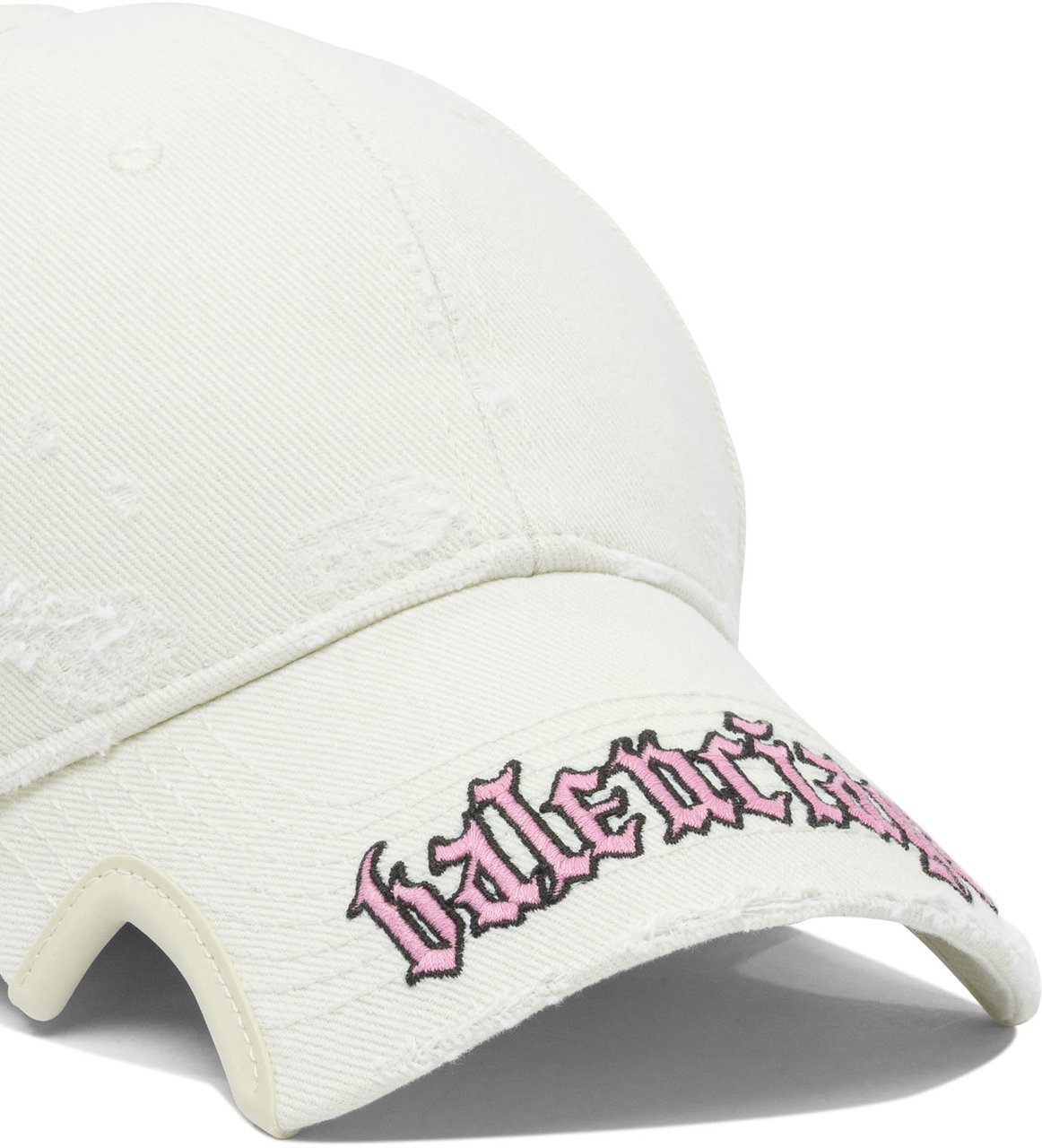 Balenciaga "Blackletter Script" trucker hat Wit
