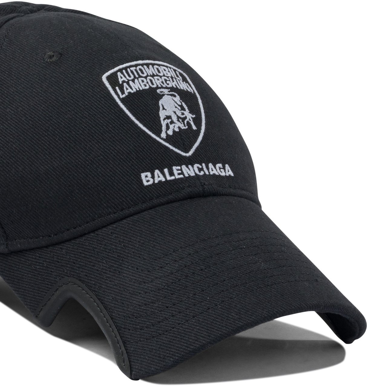 Balenciaga Trucker hat "Automibili Lamborghini" Zwart