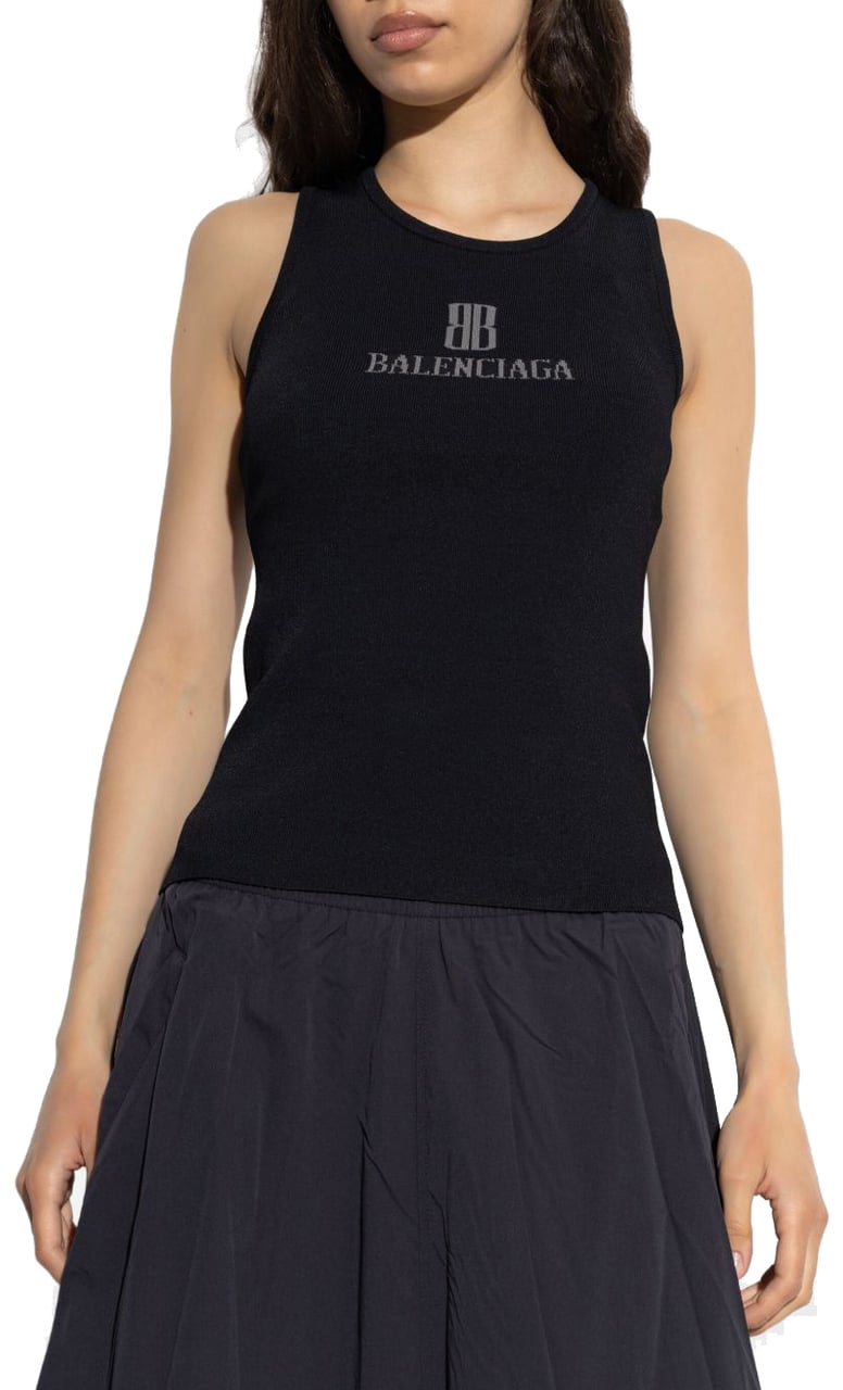 Balenciaga Top Black Zwart