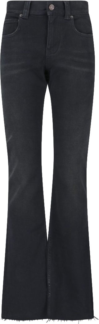Balenciaga Bootcut Black Denim Jeans Zwart