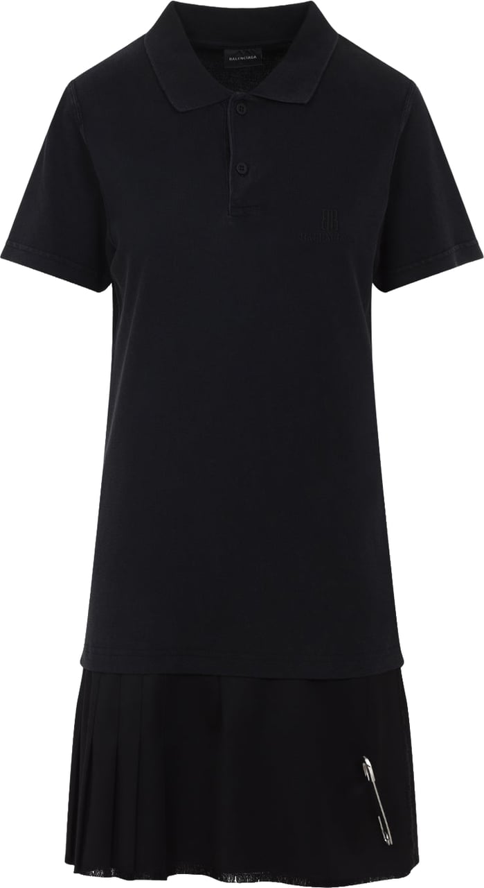 Balenciaga Layered Polo Mini Dress Divers