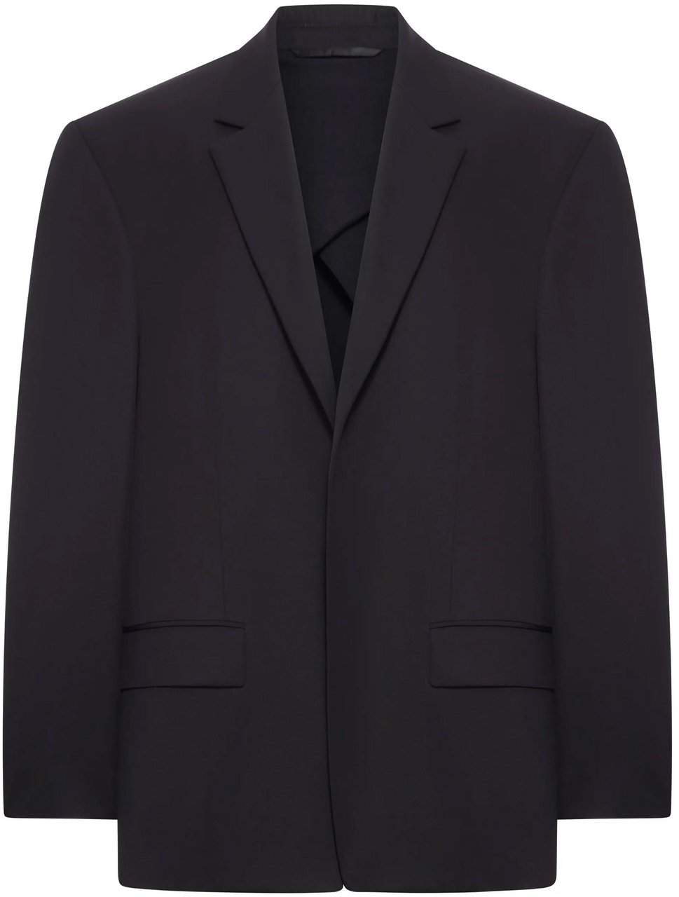 Balenciaga Black Hybrid Tailored Structured Blazer Zwart
