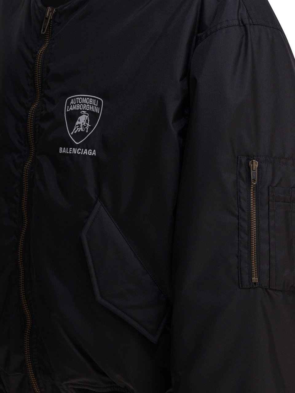 Balenciaga Bomber jacket "Automobili Lamborghini" Zwart
