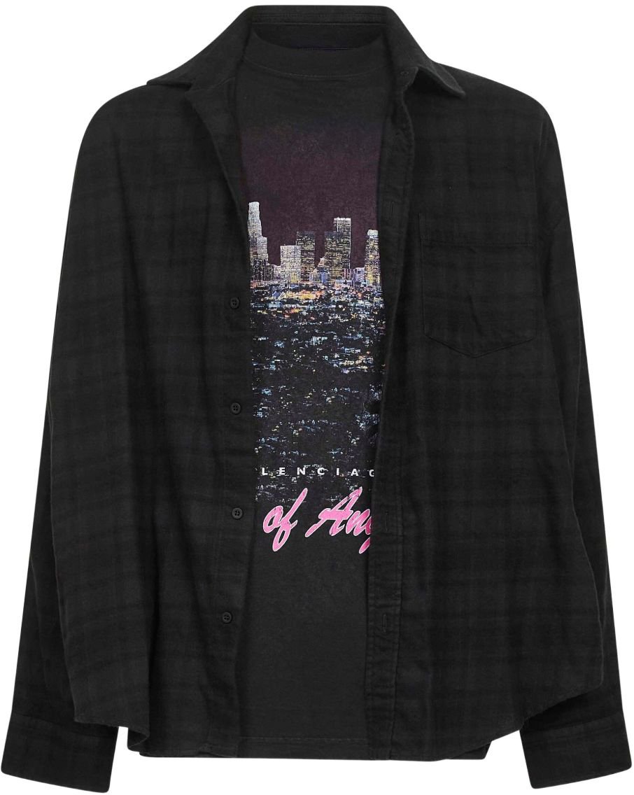 Balenciaga Shirts Black Zwart