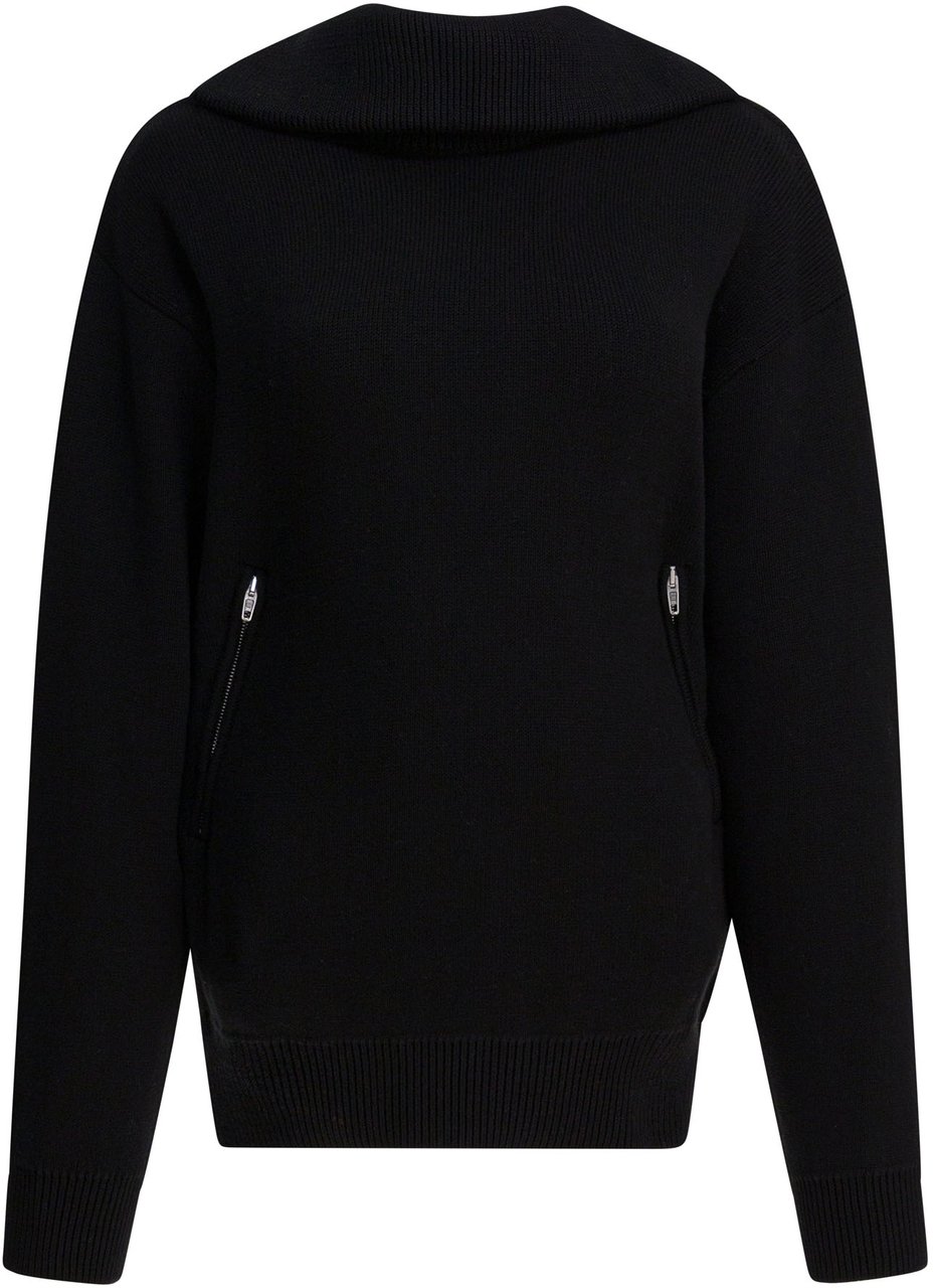 Balenciaga "Back-to-Front" Sweater Zwart
