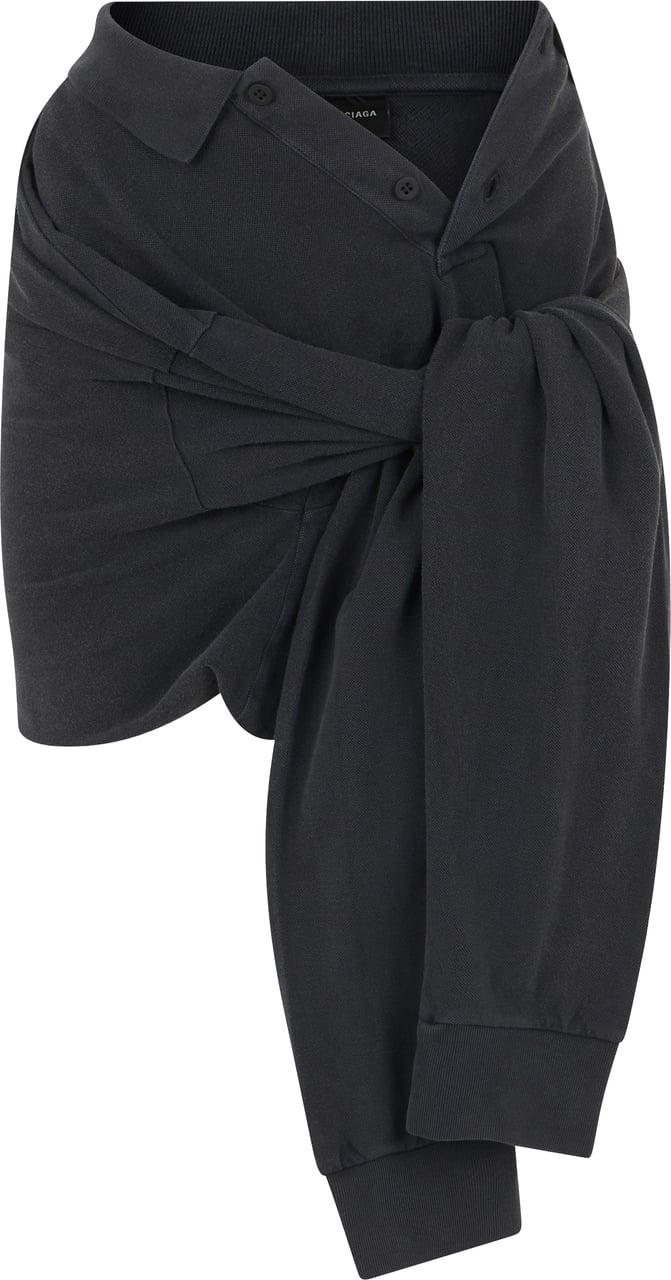 Balenciaga Knot-style polo skirt Grijs