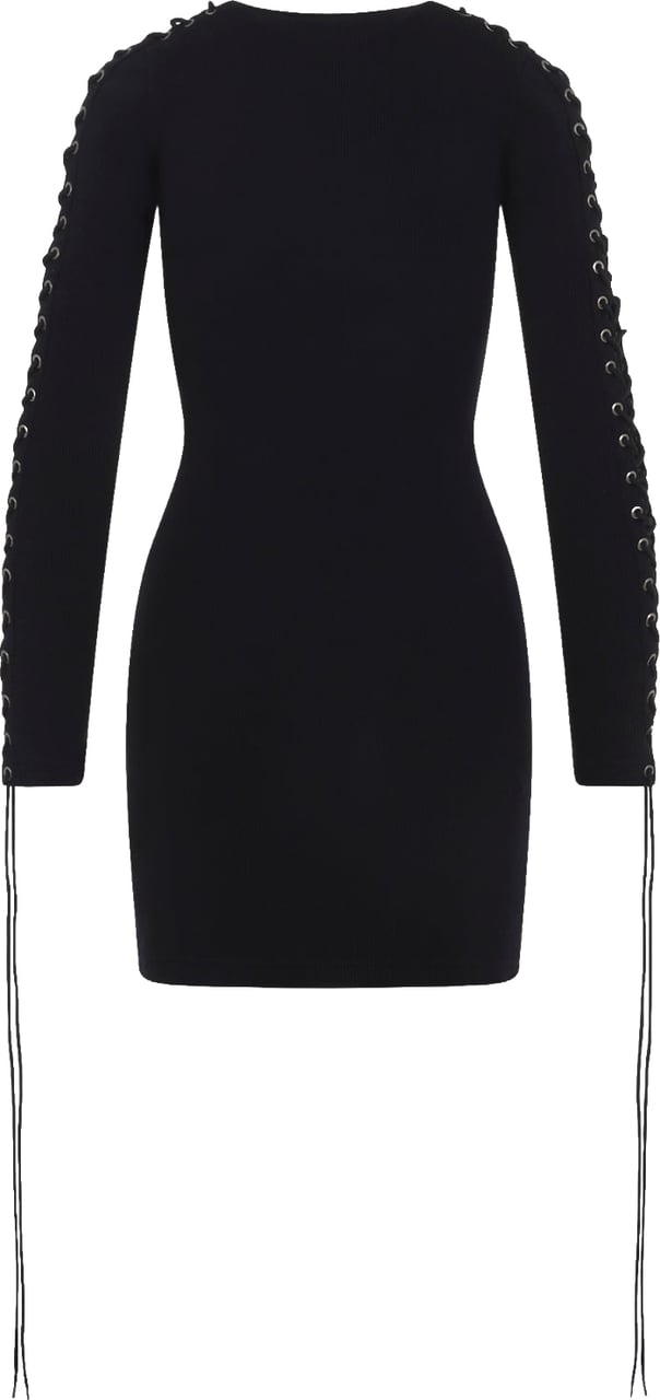 Balenciaga Balenciaga Lace-Up Mini Dress Divers